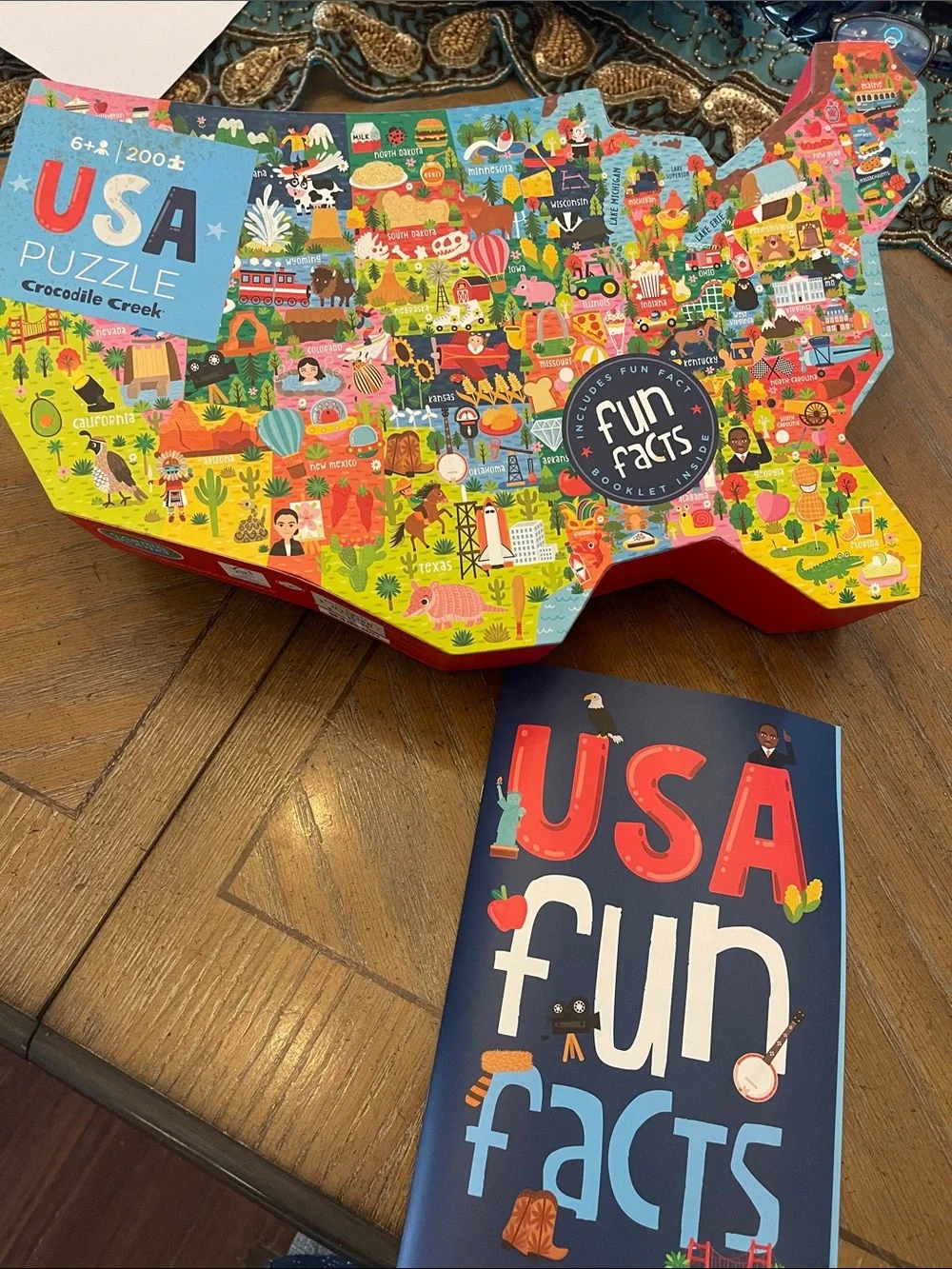 USA Map 200 piece Puzzle